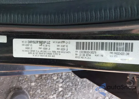 2014 Chrysler 200 Touring from USA, damaged, VIN 1C3CCBBG3EN185279